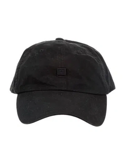 Pre-owned Acne Studios Womens' Cotton Baseball Hat In Black