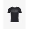 Acne Studios Black Washed Out Tight T-shirt With Logo Women In Faded Black