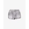 Acne Studios Denim Elastic Waistband Shorts