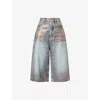 Acne Studios Light Blue Relaxed Flat Front Pants