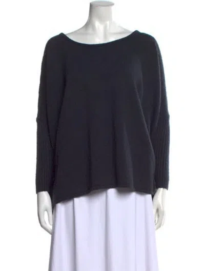 Pre-owned Acne Studios Wool Bateau Neckline Sweater In Blue