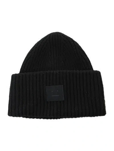 Pre-owned Acne Studios Wool Beanie In Black