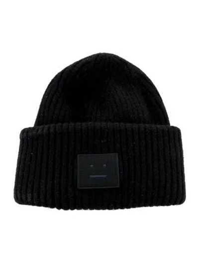 Pre-owned Acne Studios Wool Beanie In Black