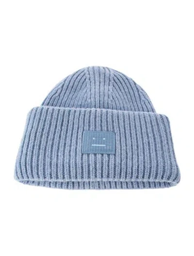 Pre-owned Acne Studios Wool Beanie In Blue