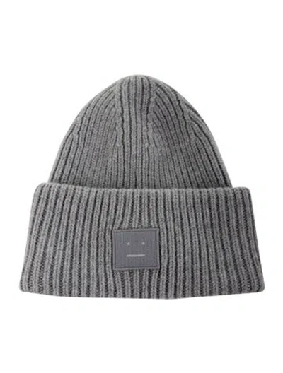 Pre-owned Acne Studios Wool Beanie In Gray