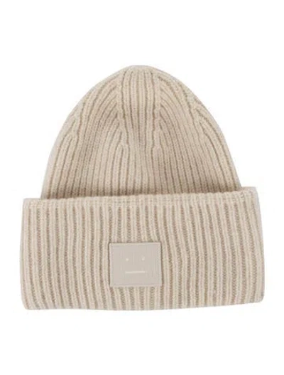 Pre-owned Acne Studios Wool Beanie In Neutrals