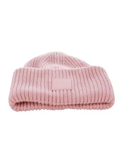 Pre-owned Acne Studios Wool Beanie In Pink