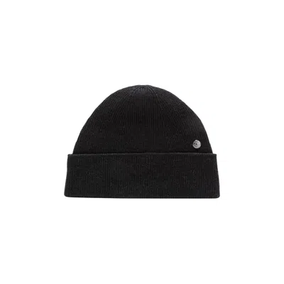 Pre-owned Acne Studios Wool Beanie With Rivet 'black' | Men's Size Onesize