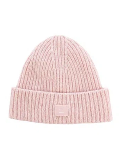 Pre-owned Acne Studios Wool Beanie W/tags In Pink