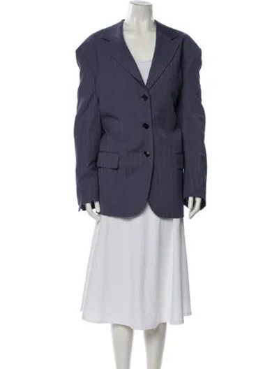 Pre-owned Acne Studios Wool Blazer In Blue