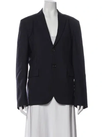 Pre-owned Acne Studios Wool Blazer In Blue