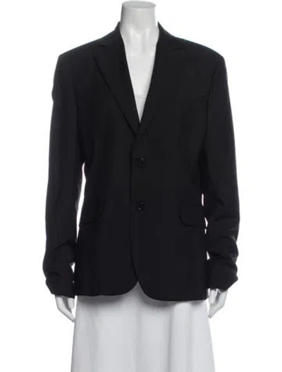 Pre-owned Acne Studios Wool Blazer In Blue