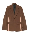 Acne Studios Wool Blazer In Brown