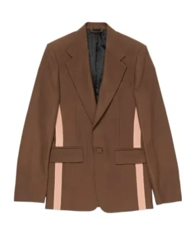 Acne Studios Wool Blazer In Brown