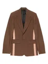 Acne Studios Wool Blazer In Brown