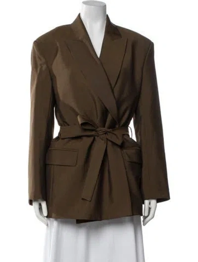 Pre-owned Acne Studios Wool Blazer In Brown