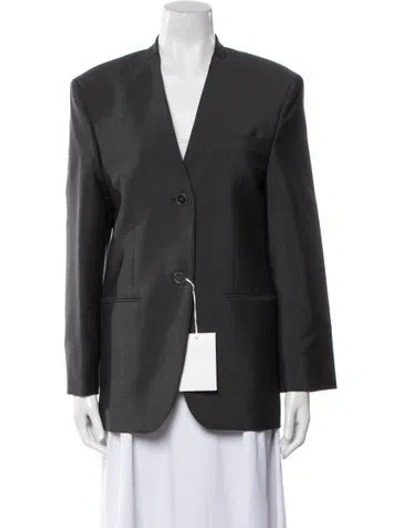 Pre-owned Acne Studios Wool Blazer In Gray