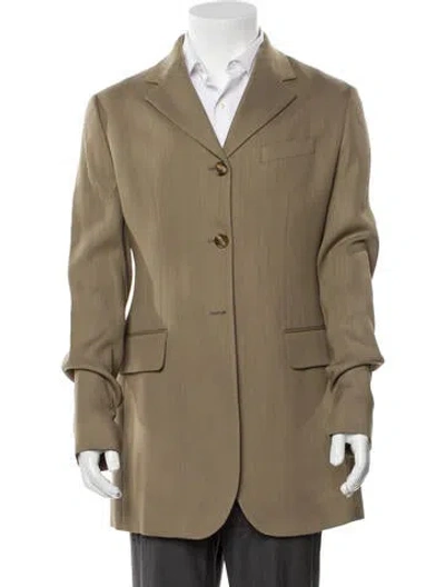 Pre-owned Acne Studios Wool Blazer In Green