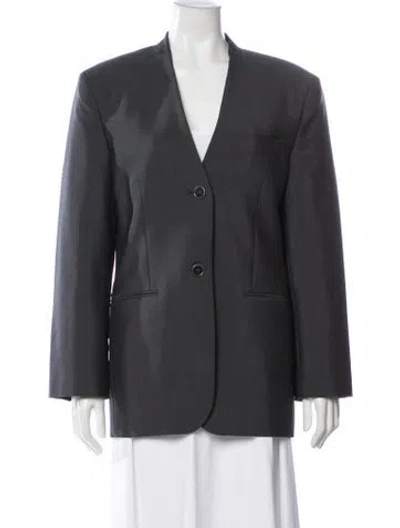 Pre-owned Acne Studios Wool Blazer In Grey