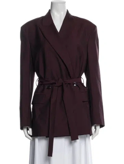 Pre-owned Acne Studios Wool Blazer In Purple