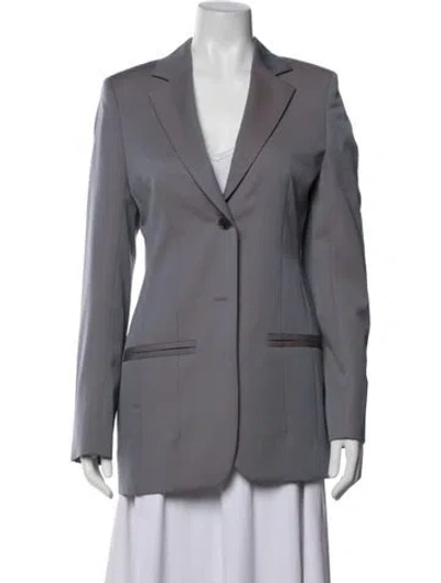 Pre-owned Acne Studios Wool Blazer In Purple