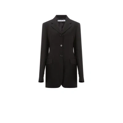 Acne Studios Wool-blend Blazer In Black