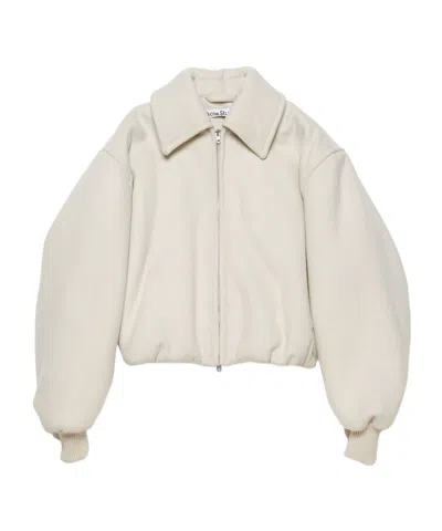 ACNE STUDIOS WOOL-BLEND BOMBER JACKET