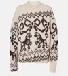 Acne Studios Jacquard Sweater In White