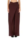 Acne Studios Women's Wool Blend Pants In Red