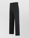 Acne Studios Wool Blend Straight Leg Trousers In Multi