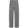 Acne Studios Wool Blend Trousers In Grey
