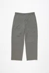Acne Studios Wool Blend Trousers In Grey Melange