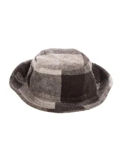Pre-owned Acne Studios Wool Bucket Hat In Brown