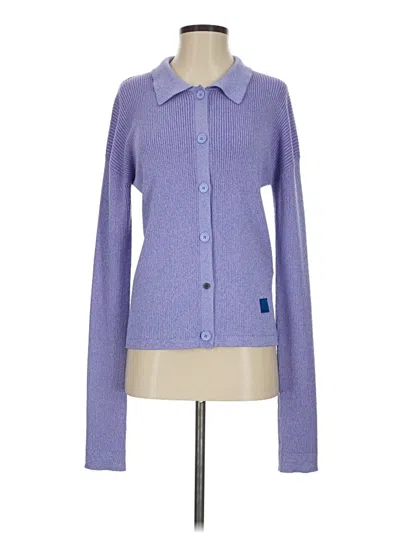 Pre-owned Acne Studios Wool Cardigan Sweater In Purple