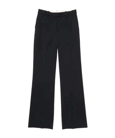 Acne Studios Wool Casual Trousers In Black