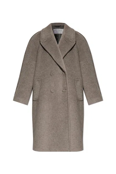 Acne Studios Wool Coat In Brown