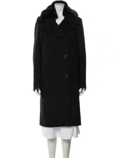 Pre-owned Acne Studios Wool Coat In Black