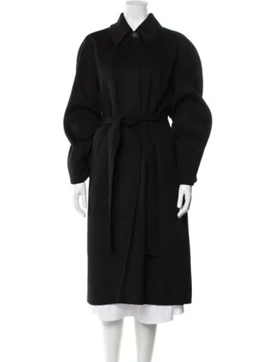 Pre-owned Acne Studios Wool Coat In Black