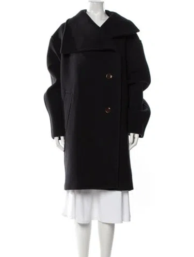 Pre-owned Acne Studios Wool Coat In Black