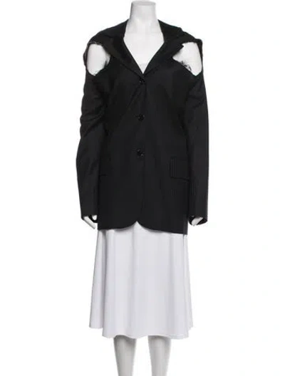 Pre-owned Acne Studios Wool Coat In Black