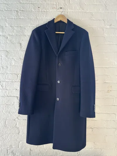 Pre-owned Acne Studios Wool Coat In Blue