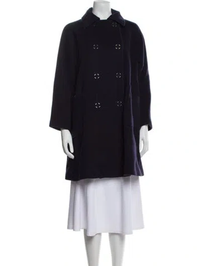 Pre-owned Acne Studios Wool Coat In Blue