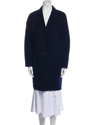 Pre-owned Acne Studios Wool Coat In Blue
