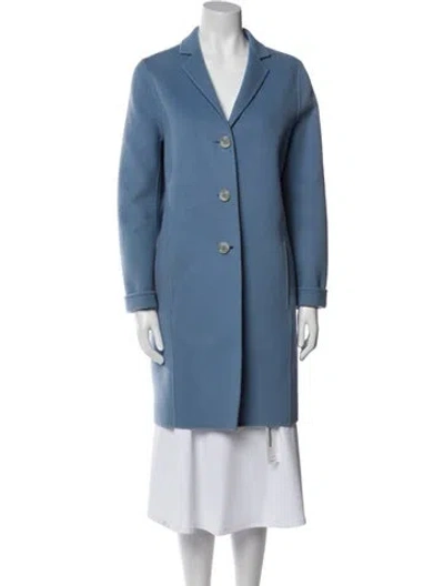 Pre-owned Acne Studios Wool Coat In Blue