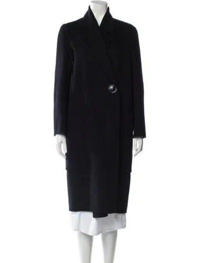 Pre-owned Acne Studios Wool Coat In Blue