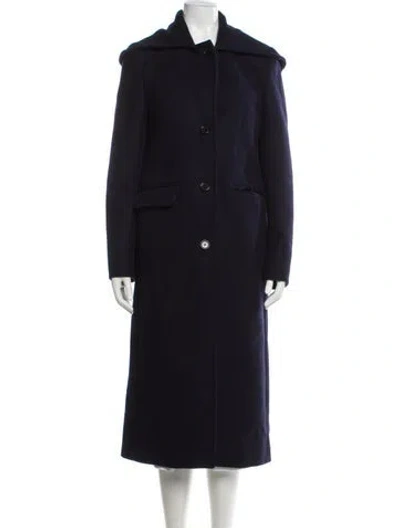 Pre-owned Acne Studios Wool Coat In Blue