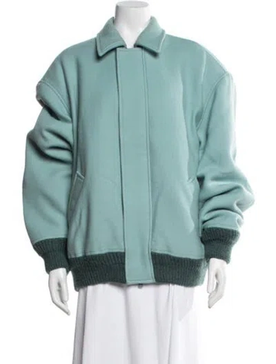 Pre-owned Acne Studios Wool Coat In Blue