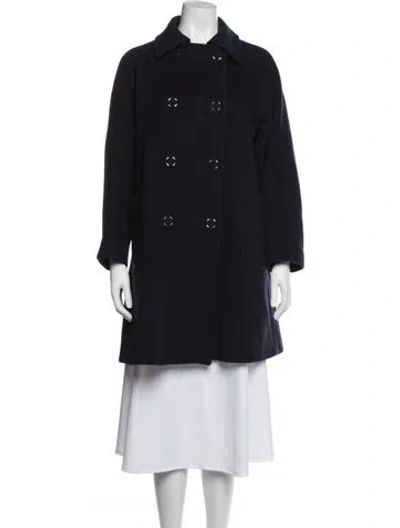 Pre-owned Acne Studios Wool Coat In Blue