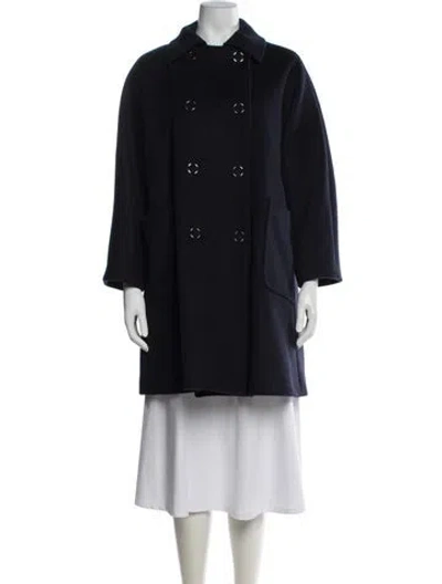 Pre-owned Acne Studios Wool Coat In Blue
