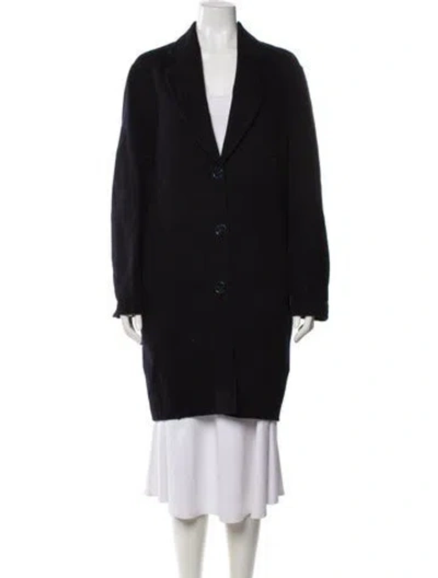 Pre-owned Acne Studios Wool Coat In Blue